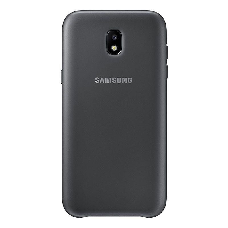 Galaxy J5 Pro 2017 ile Uyumlu Dual Layer Sert Kılıf Siyah (Out)