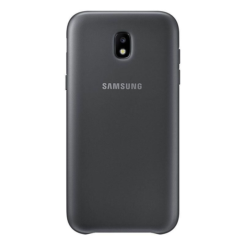 Galaxy J5 Pro 2017 ile Uyumlu Dual Layer Sert Kılıf Siyah (Out)