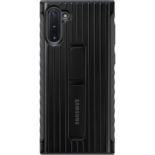 Galaxy Note 10 ile Uyumlu Protective Standing Cover Siyah EF-RN970CBEGWW