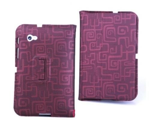 Galaxy TAB 7 P6200 ile Uyumlu Standlı Kılıf Kırmızı Renk