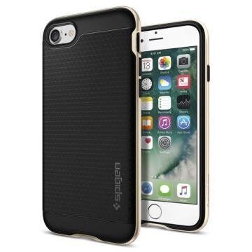 Spigen iPhone 7 ile Uyumlu Kılıf Neo Hybrid Champagne Gold