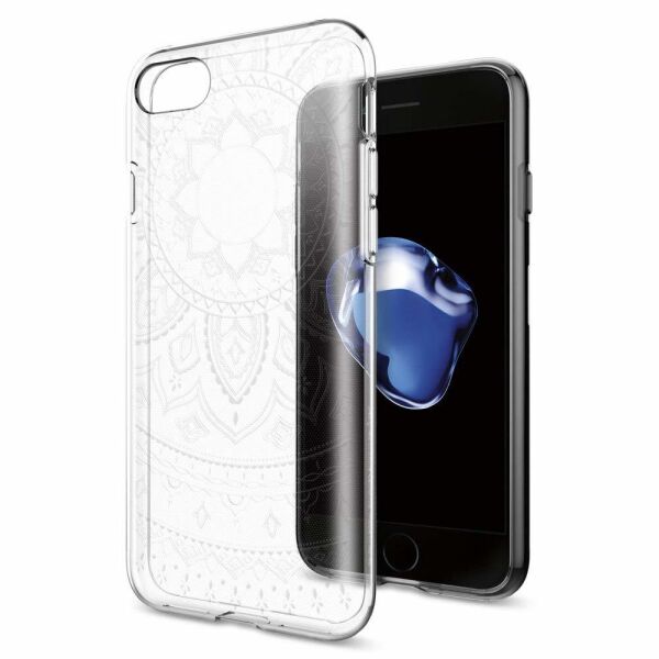 Spigen iPhone 7/8 ile Uyumlu Kılıf Liquid Crystal Shine Clear
