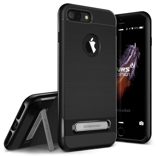 VRSDESIGN iPhone 7 Plus ile Uyumlu High Pro Shield Series Kılıf Jet Black