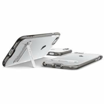 Spigen iPhone 7/8 ile Uyumlu Kılıf Crystal Hybrid Gun Metal