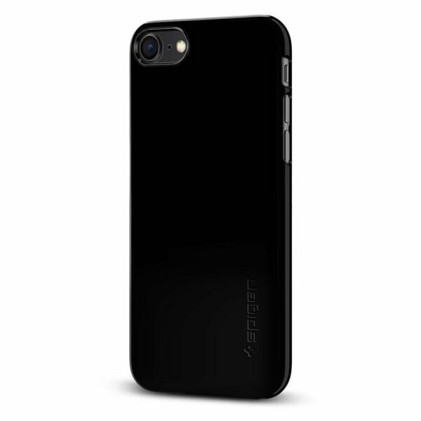 Spigen iPhone 8 ile Uyumlu Kılıf Thin Fit Ultra İnce Jet Black