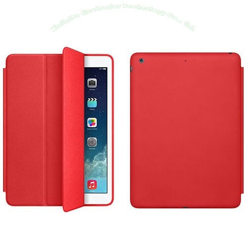 iPad Air 2 ile Uyumlu Standlı Kılıf Kırmızı