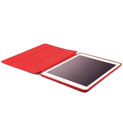iPad Air 2 ile Uyumlu Standlı Kılıf Kırmızı