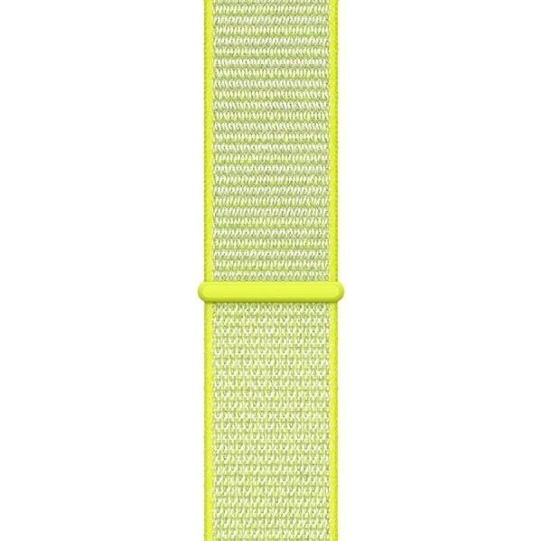 Apple Watch ile Uyumlu 38-40 Kumaş Kayış Fıstık Yeşili