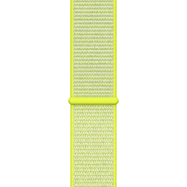 Apple Watch ile Uyumlu 38-40 Kumaş Kayış Fıstık Yeşili