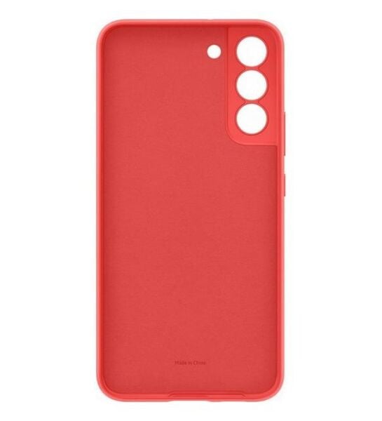 Galaxy S22 Plus ile Uyumlu Silikon Kılıf Kırmızı EF-PS906TPEGWW
