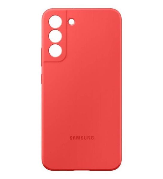Galaxy S22 Plus ile Uyumlu Silikon Kılıf Kırmızı EF-PS906TPEGWW