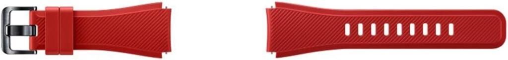 Gear S3 ile Uyumlu Silikon Kayış Kırmızı ET-YSU76MREGWW