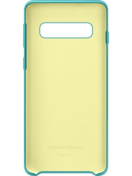 Galaxy S10 ile Uyumlu Kılıf Silicone Cover Sarı EF-PG973TYEGWW