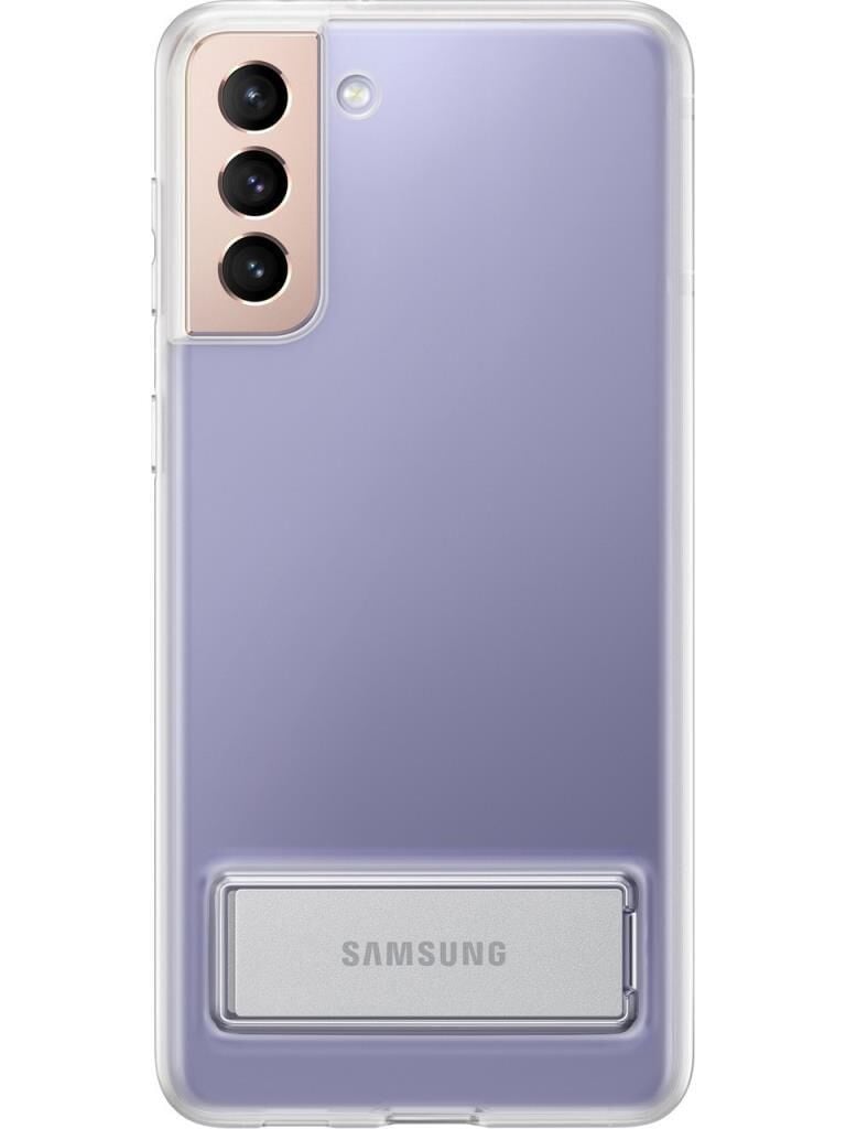 Galaxy S21+ 5G ile Uyumlu Clear Standing Kılıf Şefaf EF-JG996CTEGWW