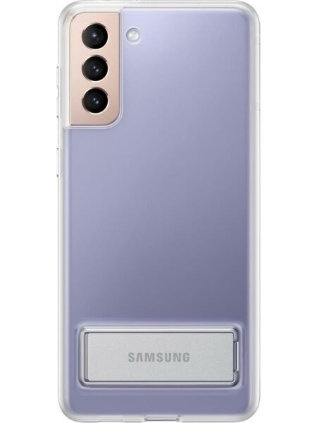 Galaxy S21+ 5G ile Uyumlu Clear Standing Kılıf Şefaf EF-JG996CTEGWW