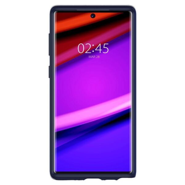 Spigen Galaxy Note 10 ile Uyumlu Kılıf Neo Hybrid Silver Arctic