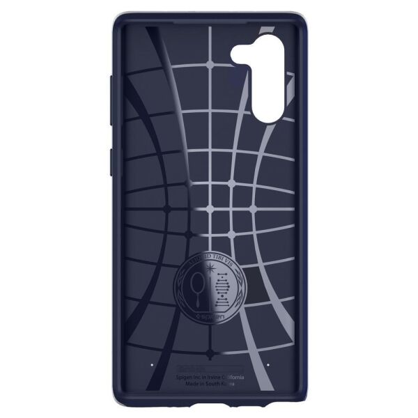 Spigen Galaxy Note 10 ile Uyumlu Kılıf Neo Hybrid Silver Arctic