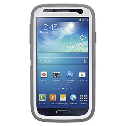Otterbox Galaxy S4 ile Uyumlu Defender Kılıf Beyaz-Gri