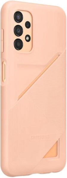 Galaxy A13 ile Uyumlu Kart Yuvalı Kılıf Turuncu EF-OA135TPEGWW