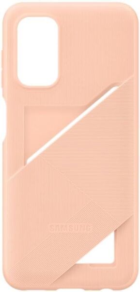 Galaxy A13 ile Uyumlu Kart Yuvalı Kılıf Turuncu EF-OA135TPEGWW