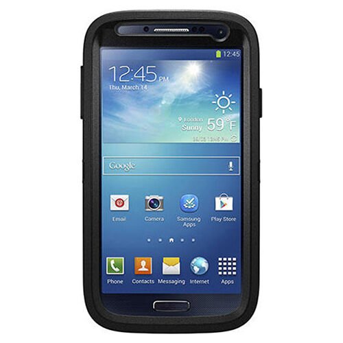 Otterbox Galaxy S4 ile Uyumlu Defender Kılıf Siyah