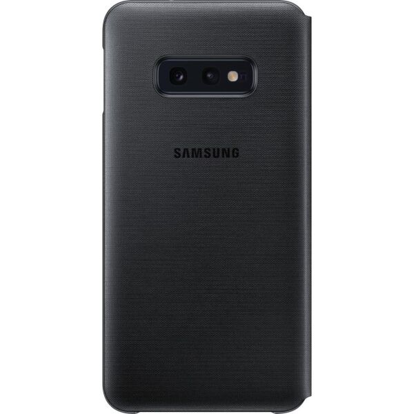 Galaxy S10e ile Uyumlu LED View Cover Kılıf Siyah EF-NG970PBEGWW