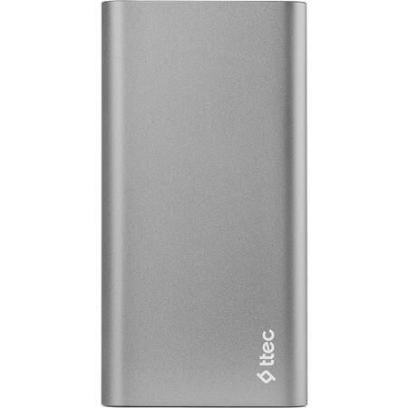 Ttec AlumiSlim™ Harici Powerbank Şarj Cihazı 10000mAh Uzay Grisi 2BB141UG