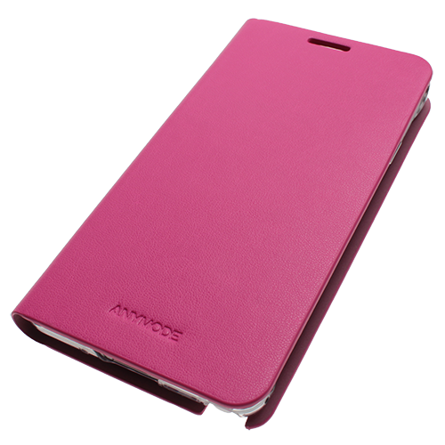 Anymode N9000 Galaxy Note 3 ile Uyumlu Diary Case Stand Kılıf Pembe (Out)
