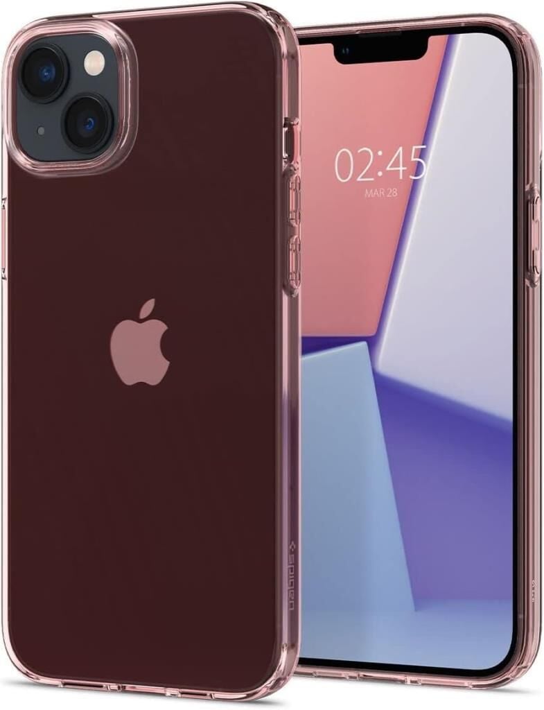Spigen iPhone 14 Plus ile Uyumlu Kılıf Crystal Flex Rose Crystal