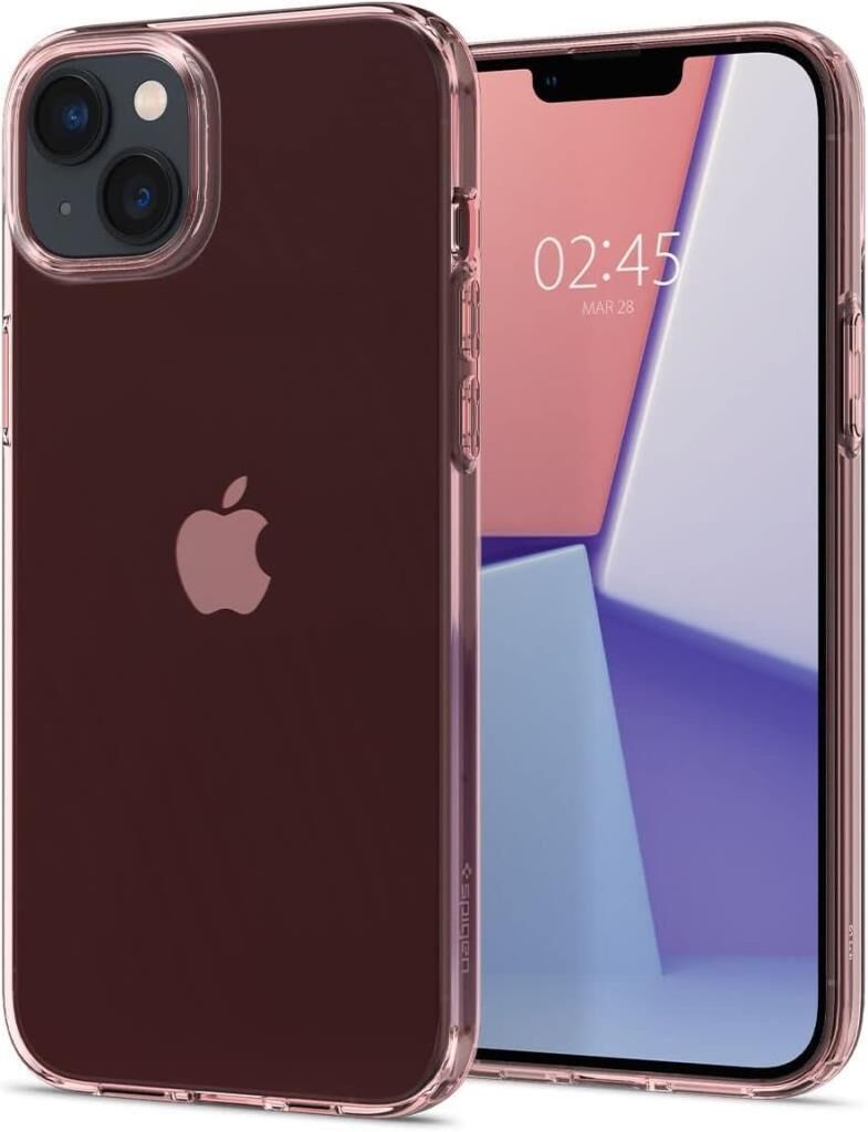 Spigen iPhone 14 Plus ile Uyumlu Kılıf Crystal Flex Rose Crystal