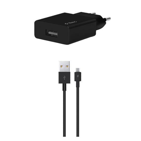 Ttec SmartCharger Seyahat Şarj Aleti 2.1A + Micro USB Kablo Siyah 2SCS20MS