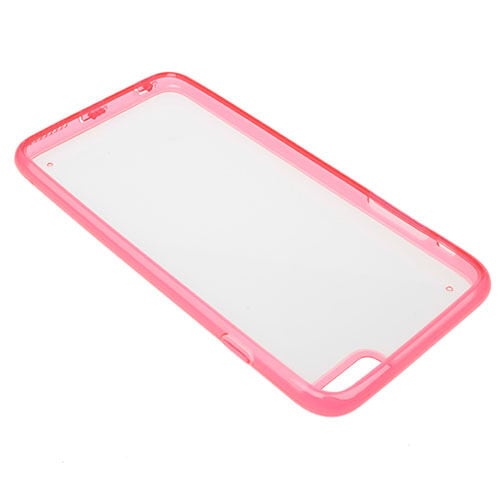 iPhone 6S Plus/6 Plus ile Uyumlu Kılıf Silikon Lims Şeffaf Pembe