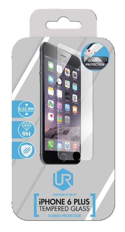 iPhone 6 Plus ile Uyumlu Sertleştirilmiş Cam Ekran Koruyucusu