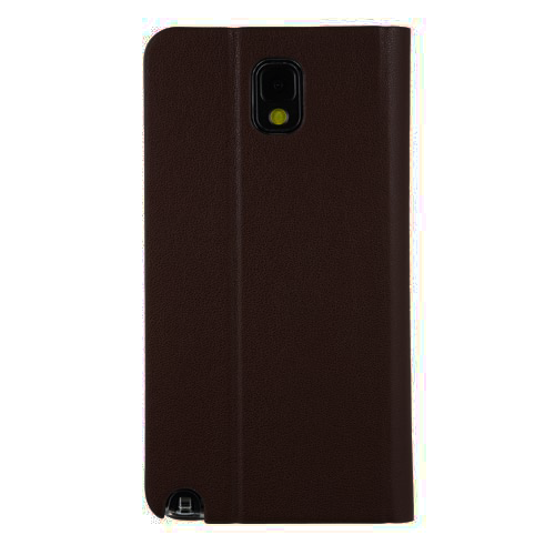 Anymode N9000 Galaxy Note 3 ile Uyumlu Diary Case Stand Kılıf Kahverengi