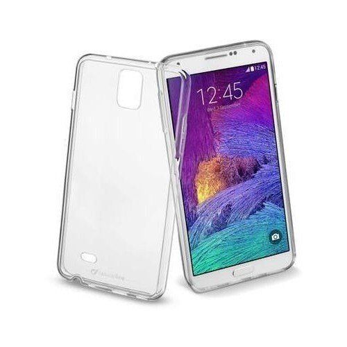 Cellular Line Galaxy Note 4 ile Uyumlu ClearDuo Şeffaf Sert Kılıf Out