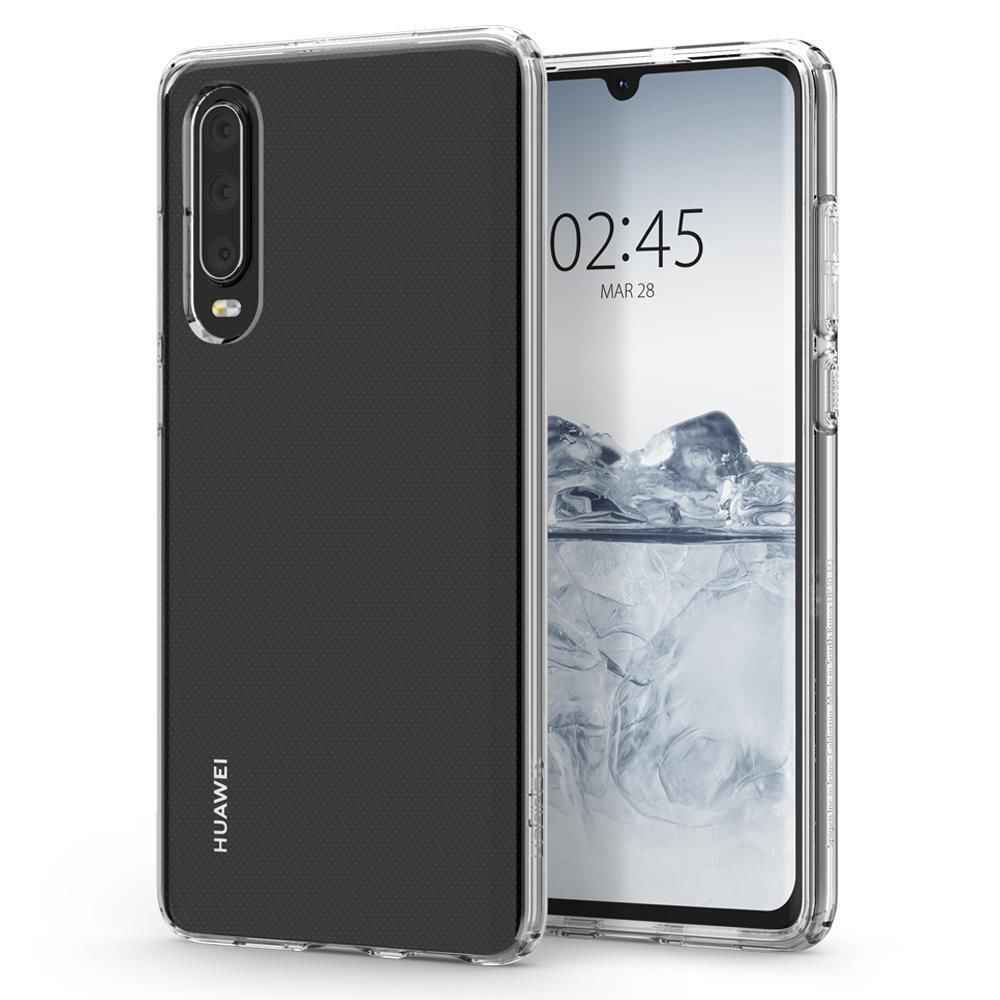 Spigen P30 ile Uyumlu Kılıf Liquid Crystal Crystal Clear