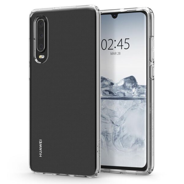 Spigen P30 ile Uyumlu Kılıf Liquid Crystal Crystal Clear