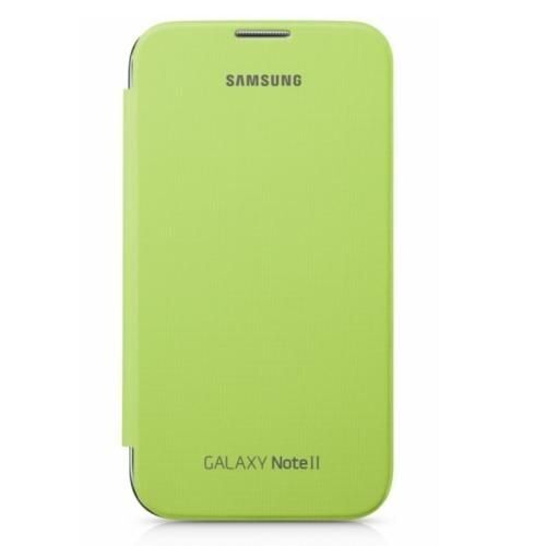 Galaxy Note 2 N7100 ile Uyumlu Flip Cover Kılıf Sarı EFC-1J9FLEGSTD