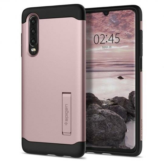Spigen P30 ile Uyumlu Kılıf Slim Armor Rose Gold