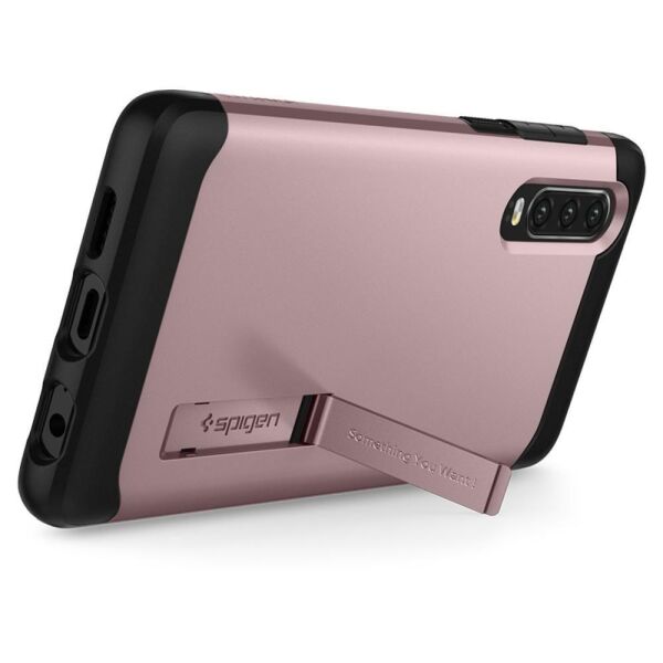 Spigen P30 ile Uyumlu Kılıf Slim Armor Rose Gold