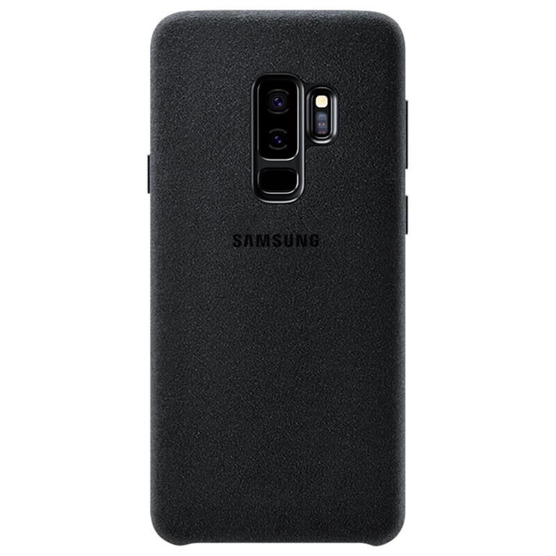 Galaxy S9 Plus ile Uyumlu Alcantara Kılıf SiyahEF-XG965ABEGWW (Out)