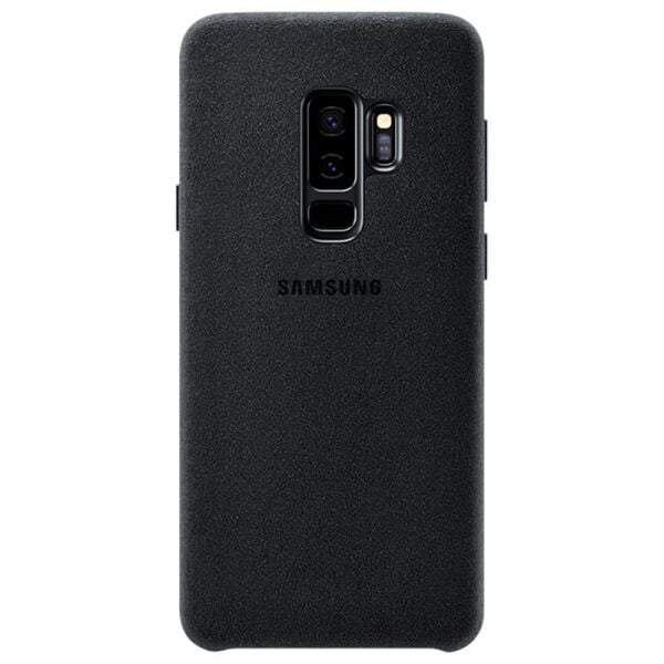 Galaxy S9 Plus ile Uyumlu Alcantara Kılıf SiyahEF-XG965ABEGWW (Out)
