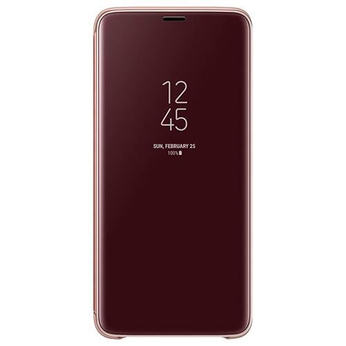 Galaxy S9 Plus ile Uyumlu Clear View KılıfGold EF-ZG965CFEGWW (Out)