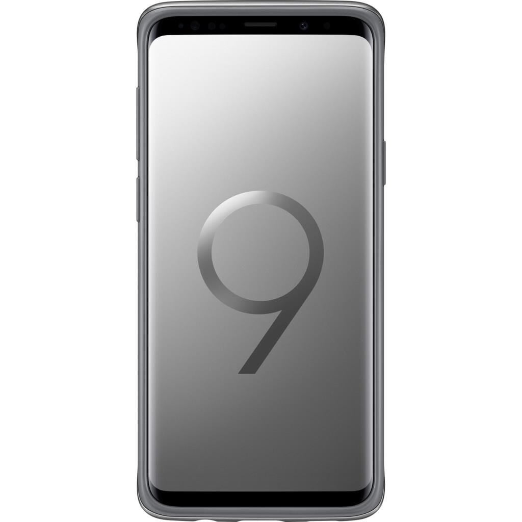Galaxy S9 Plus ile Uyumlu Protective Stanting Cover Gümüş EF-RG965CSEGWW(Out)