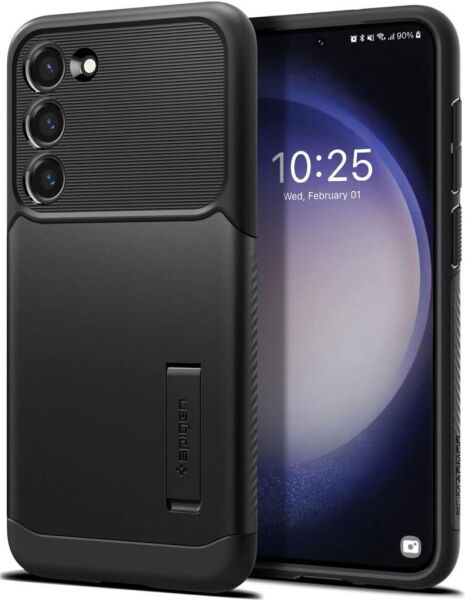 Spigen Galaxy S23 Plus ile Uyumlu Kılıf Slim Armor Black