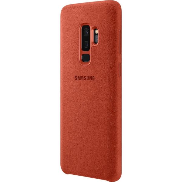 Galaxy S9 Plus ile Uyumlu Alcantara Kılıf Kırmızı EF-XG965AREGWW (Out)