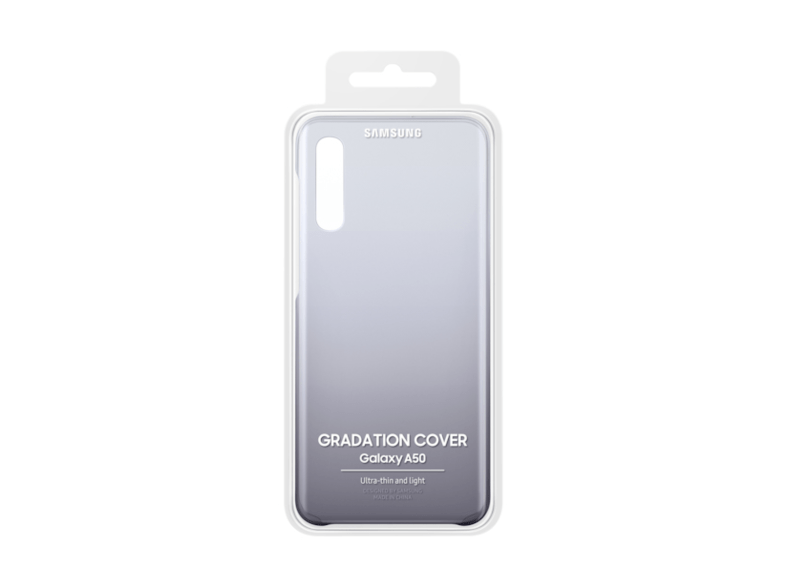 Galaxy A50 ile Uyumlu Clear Cover Siyah EF-AA505CBEGWW
