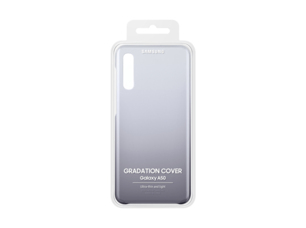 Galaxy A50 ile Uyumlu Clear Cover Siyah EF-AA505CBEGWW