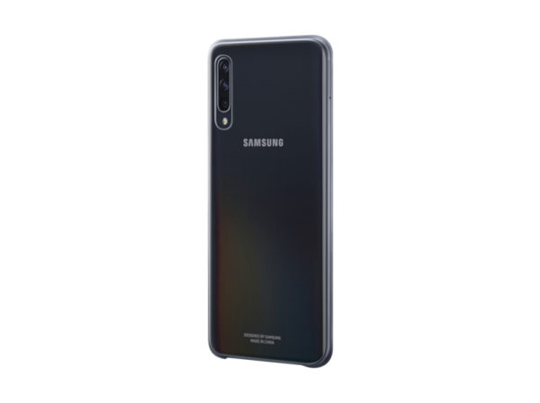 Galaxy A50 ile Uyumlu Clear Cover Siyah EF-AA505CBEGWW