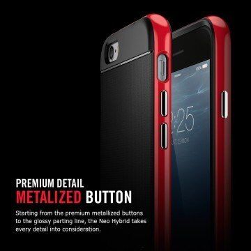 Spigen iPhone 6/6s ile Uyumlu Kılıf Neo Hybrid Dante Red